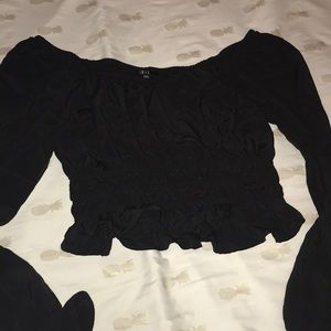 Black dressy top